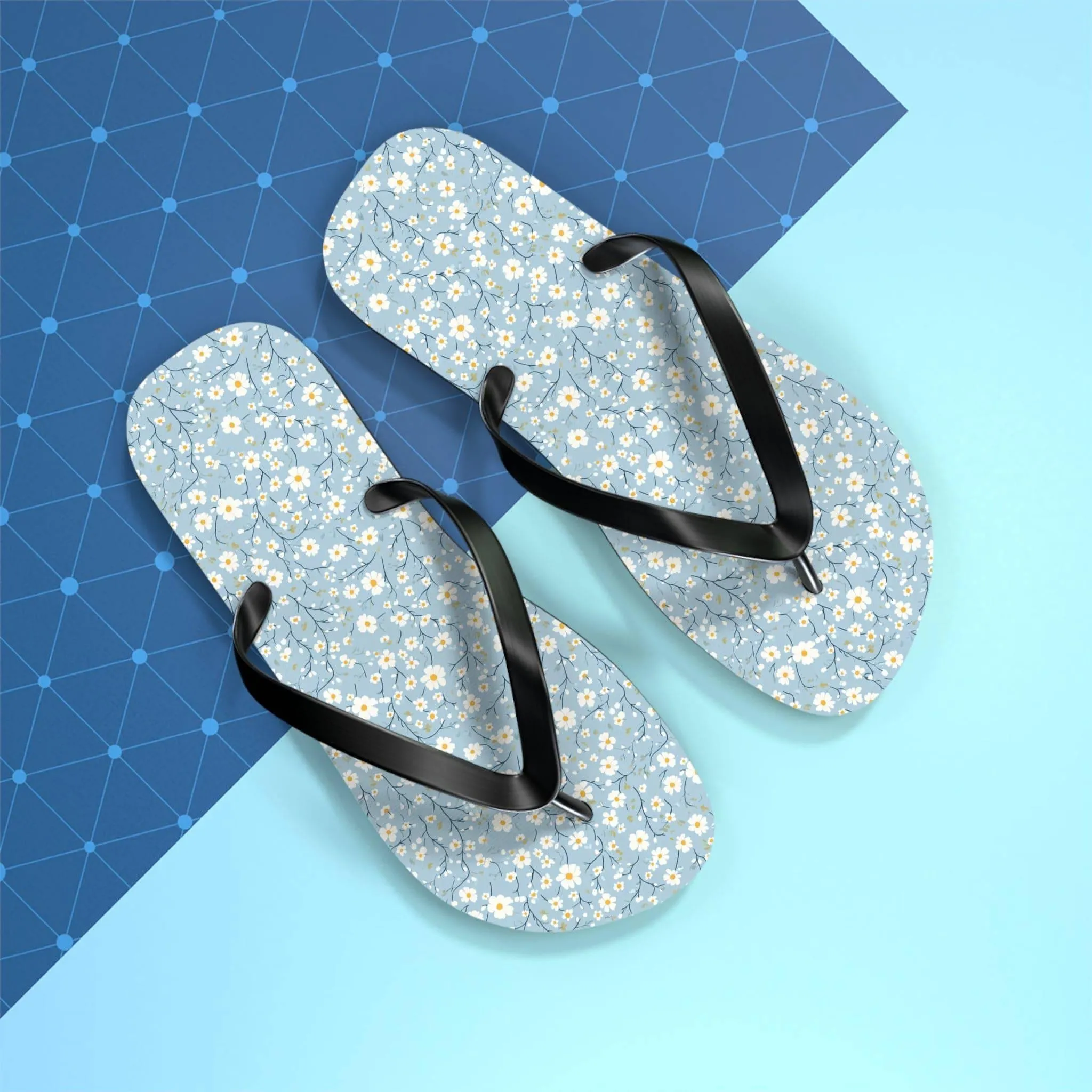 Blooms & Bliss Floral Flip Flops - Comfortable Summer Sandals