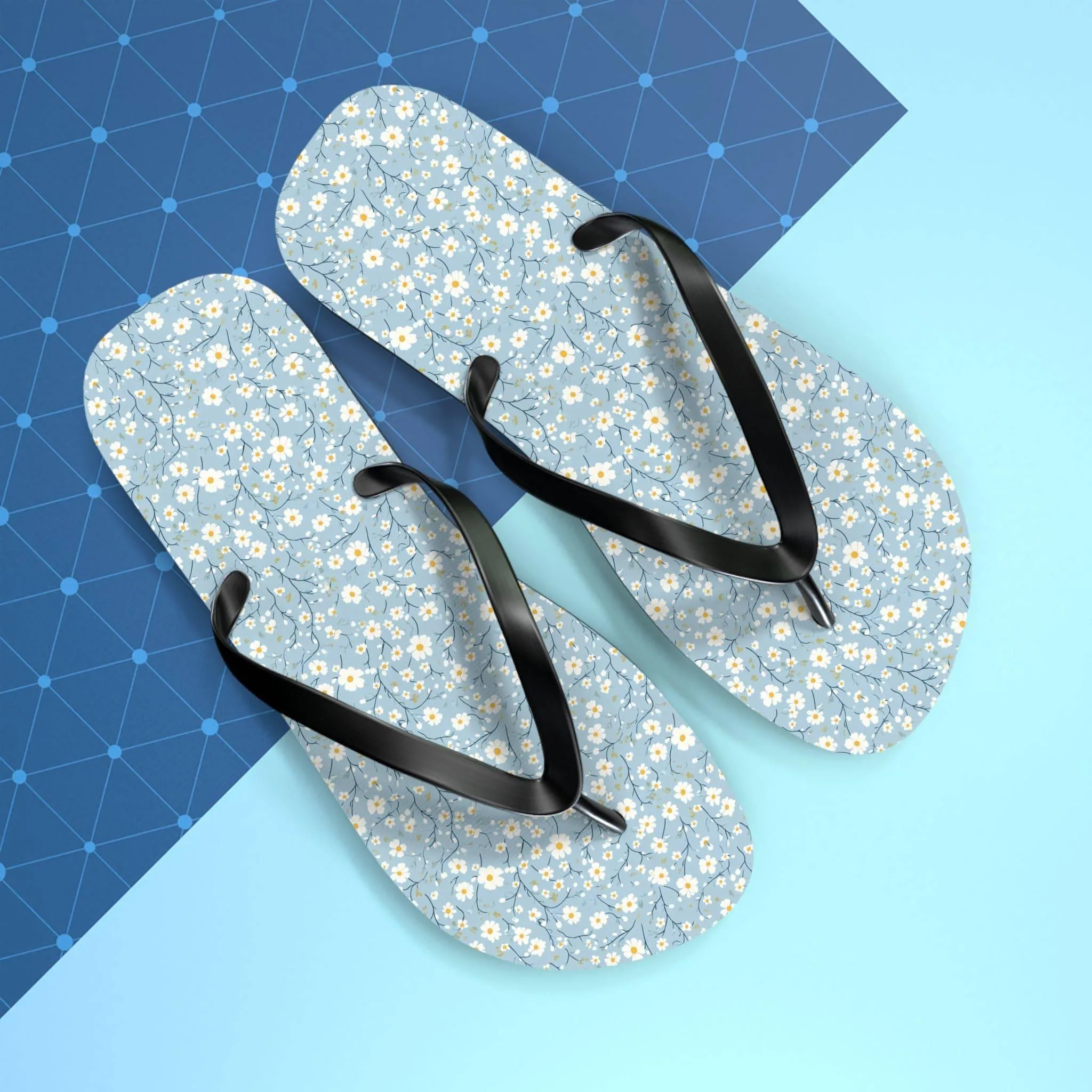 Blooms & Bliss Floral Flip Flops - Comfortable Summer Sandals