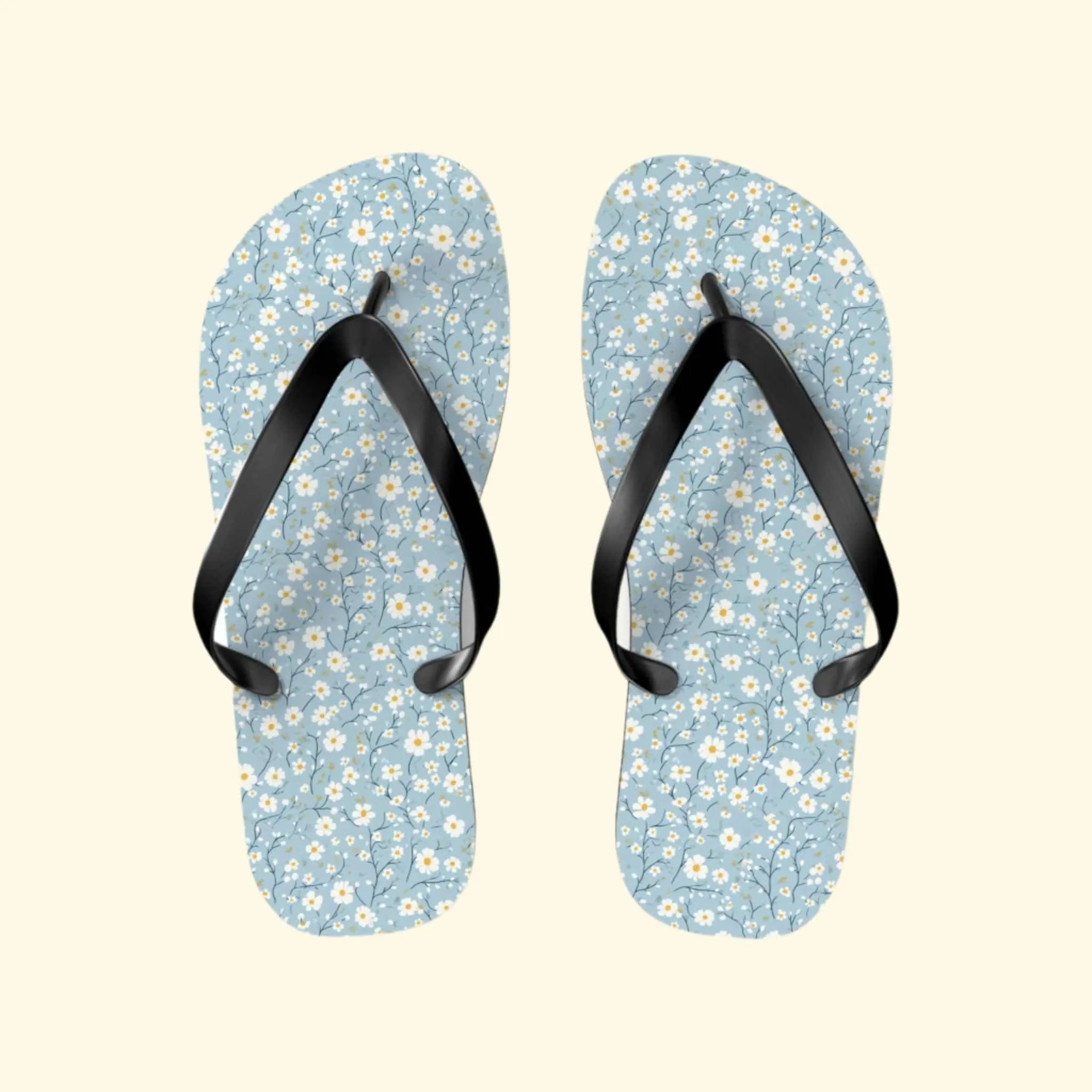 Blooms & Bliss Floral Flip Flops - Comfortable Summer Sandals