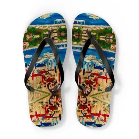 Cinque Terre Beach Flip Flops