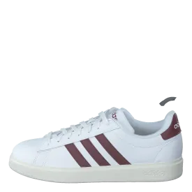 Grand Court Cloudfoam Comfort Shoes Cloud White / Shadow Red / Off White
