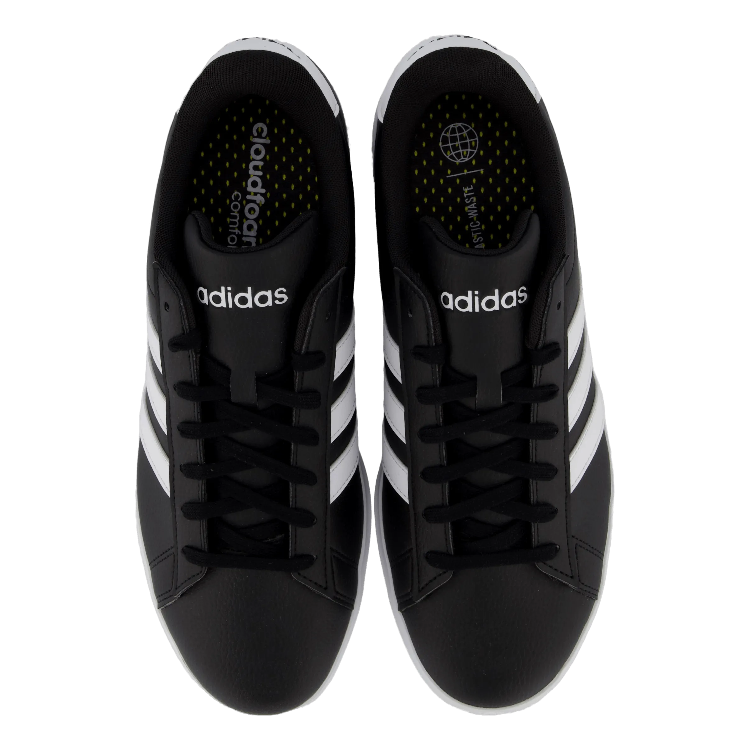 Grand Court Cloudfoam Comfort Shoes Core Black / Cloud White / Core Black