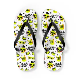 Hard Rock Graphic Flip Flops
