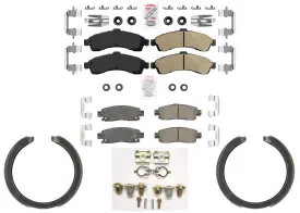Improved Performance Disc Brake Pads Parking Shoes for GM Trailblazer 2002-2005