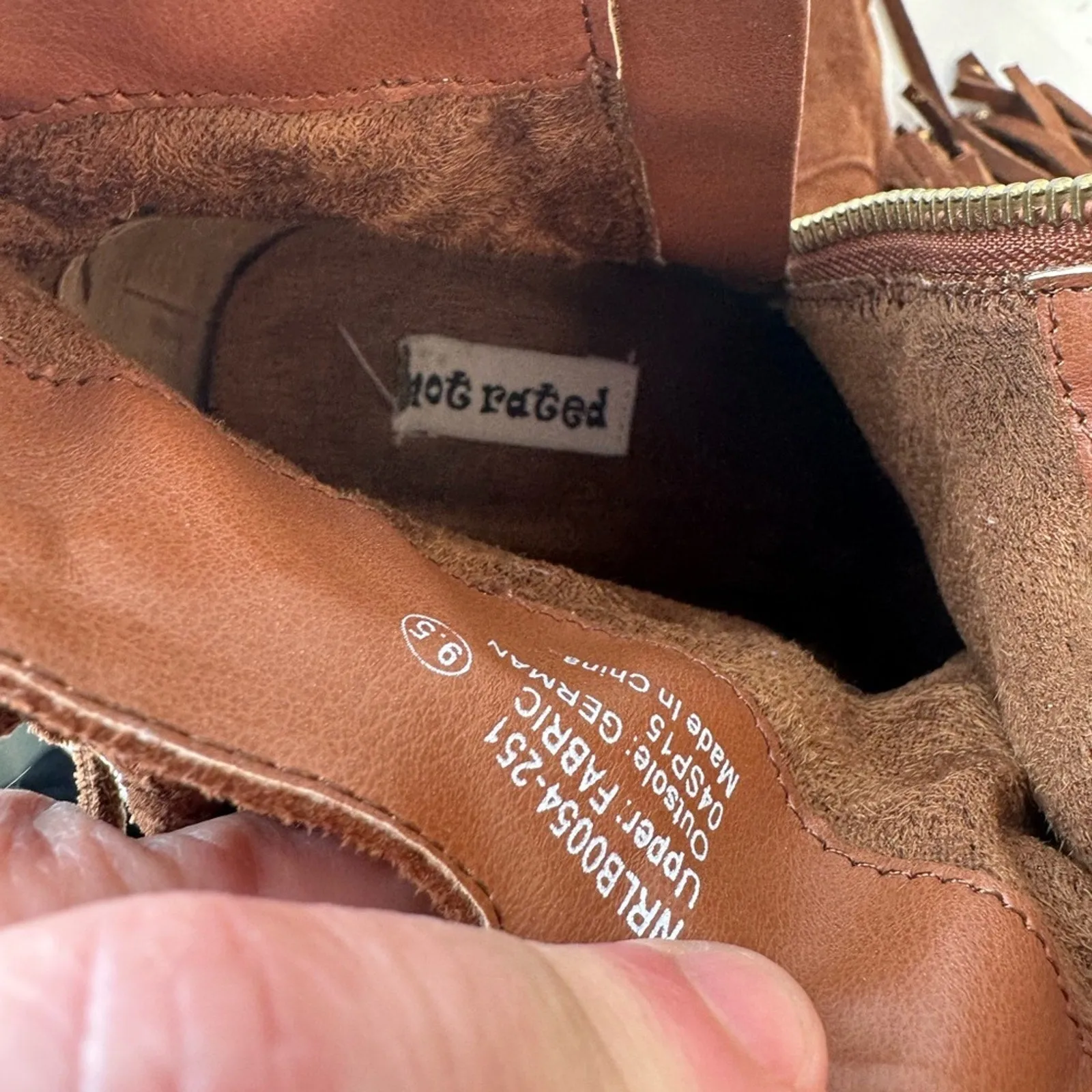 Not Rated Mohegan Chukka Fringe Boot