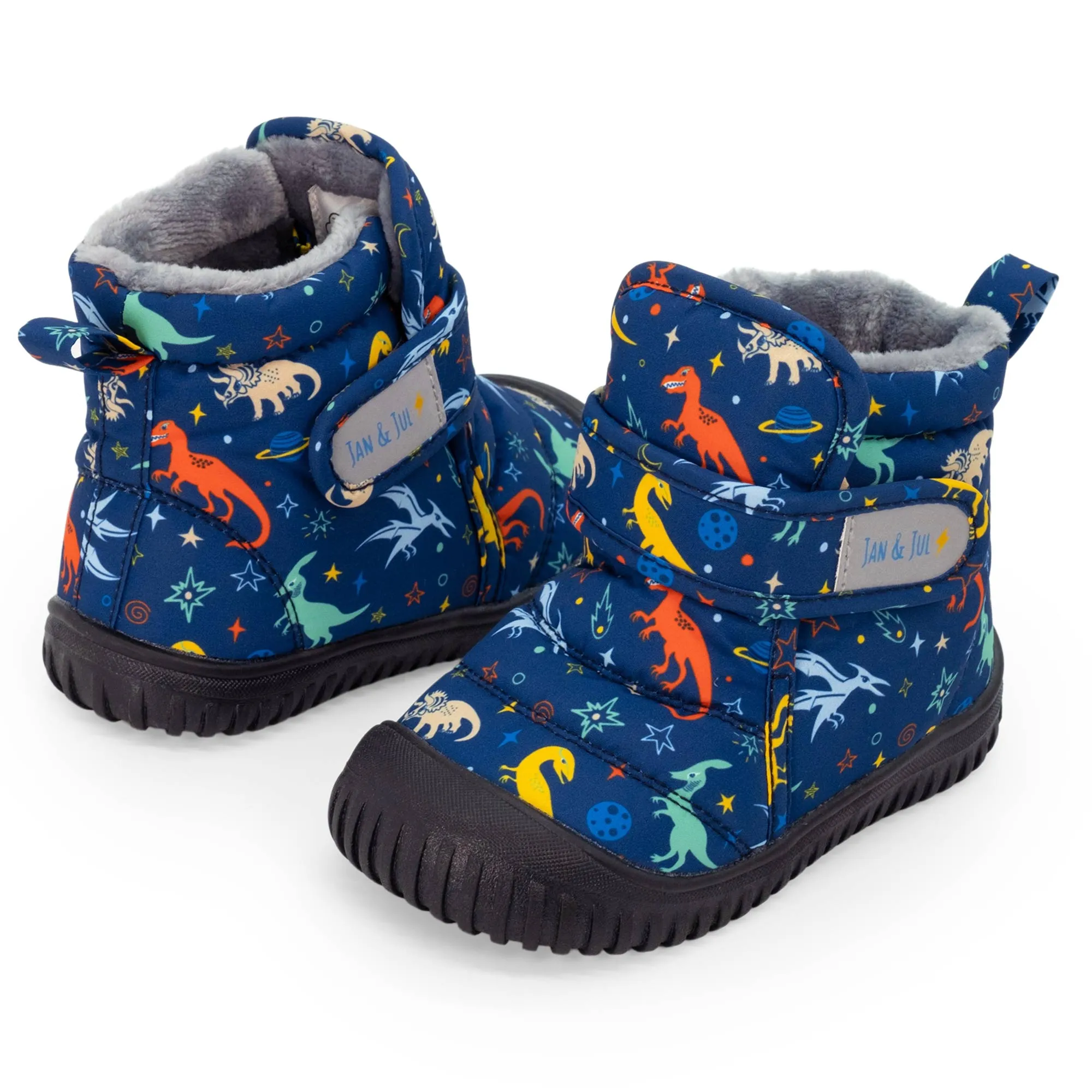 Space Dinos | Toasty-Dry Lite Toddler Boys Warm Winter Boots -10c